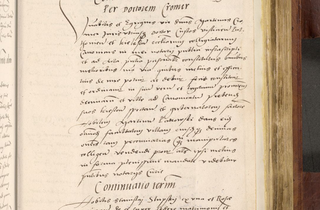 Zdjęcie nr 838 dla obiektu archiwalnego: Acta actorum coram R. D. Petro de Gamratis, nominati archiepiscopi Gnesnensis, episcopi Cracoviensis per annos 1541 et 1542 acticatorum, praesidente tunc curiase suae R. D. Bartholomaeo Gantkowski, canonico Cracoviensi, Posnaniensi cancellario, parochialis in Konopisca etc. rectore.