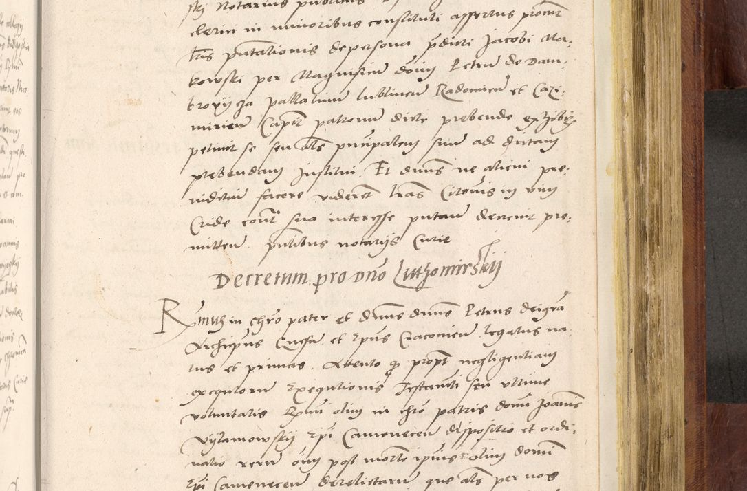 Zdjęcie nr 836 dla obiektu archiwalnego: Acta actorum coram R. D. Petro de Gamratis, nominati archiepiscopi Gnesnensis, episcopi Cracoviensis per annos 1541 et 1542 acticatorum, praesidente tunc curiase suae R. D. Bartholomaeo Gantkowski, canonico Cracoviensi, Posnaniensi cancellario, parochialis in Konopisca etc. rectore.