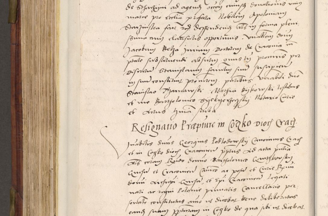 Zdjęcie nr 839 dla obiektu archiwalnego: Acta actorum coram R. D. Petro de Gamratis, nominati archiepiscopi Gnesnensis, episcopi Cracoviensis per annos 1541 et 1542 acticatorum, praesidente tunc curiase suae R. D. Bartholomaeo Gantkowski, canonico Cracoviensi, Posnaniensi cancellario, parochialis in Konopisca etc. rectore.