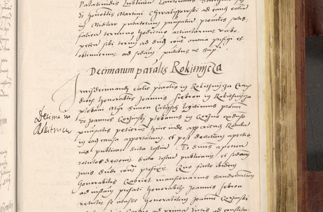 Zdjęcie nr 830 dla obiektu archiwalnego: Acta actorum coram R. D. Petro de Gamratis, nominati archiepiscopi Gnesnensis, episcopi Cracoviensis per annos 1541 et 1542 acticatorum, praesidente tunc curiase suae R. D. Bartholomaeo Gantkowski, canonico Cracoviensi, Posnaniensi cancellario, parochialis in Konopisca etc. rectore.
