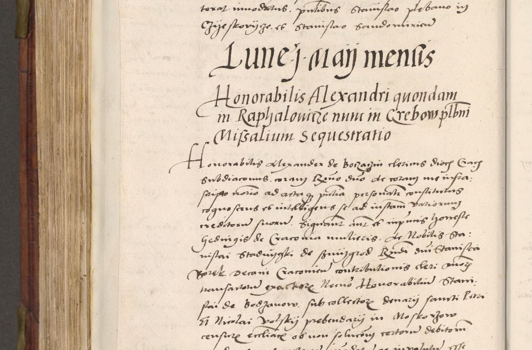 Zdjęcie nr 823 dla obiektu archiwalnego: Acta actorum coram R. D. Petro de Gamratis, nominati archiepiscopi Gnesnensis, episcopi Cracoviensis per annos 1541 et 1542 acticatorum, praesidente tunc curiase suae R. D. Bartholomaeo Gantkowski, canonico Cracoviensi, Posnaniensi cancellario, parochialis in Konopisca etc. rectore.