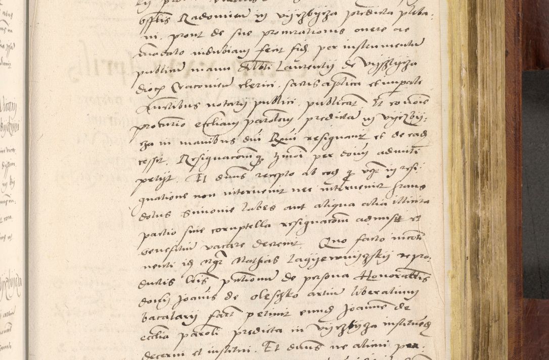 Zdjęcie nr 818 dla obiektu archiwalnego: Acta actorum coram R. D. Petro de Gamratis, nominati archiepiscopi Gnesnensis, episcopi Cracoviensis per annos 1541 et 1542 acticatorum, praesidente tunc curiase suae R. D. Bartholomaeo Gantkowski, canonico Cracoviensi, Posnaniensi cancellario, parochialis in Konopisca etc. rectore.