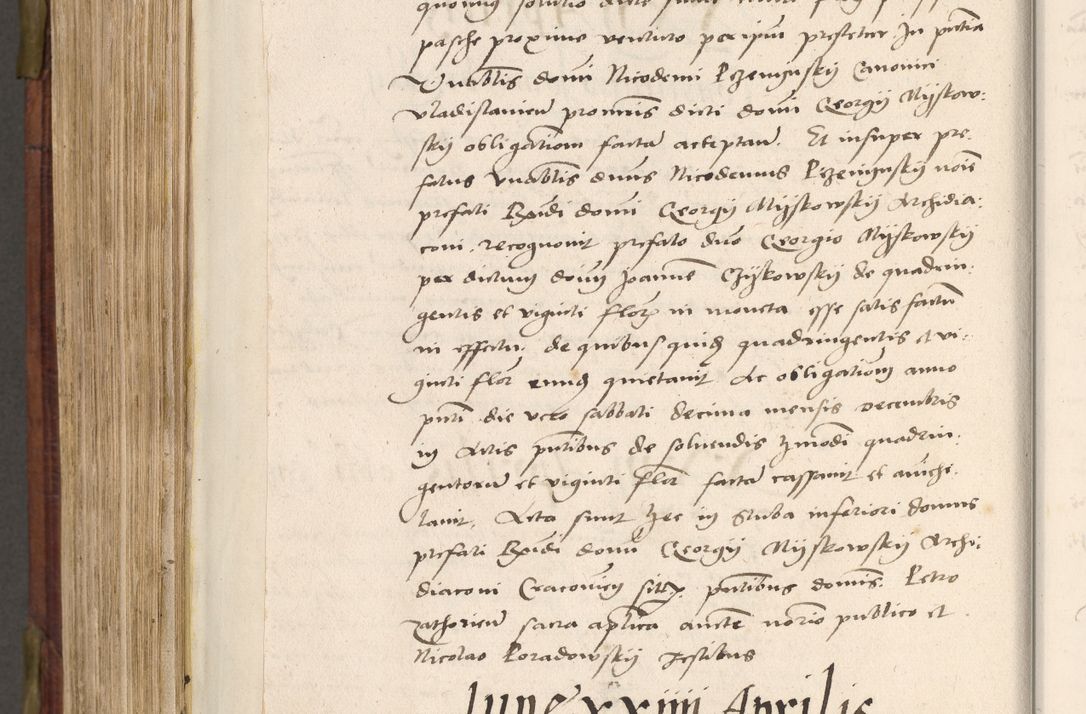 Zdjęcie nr 815 dla obiektu archiwalnego: Acta actorum coram R. D. Petro de Gamratis, nominati archiepiscopi Gnesnensis, episcopi Cracoviensis per annos 1541 et 1542 acticatorum, praesidente tunc curiase suae R. D. Bartholomaeo Gantkowski, canonico Cracoviensi, Posnaniensi cancellario, parochialis in Konopisca etc. rectore.