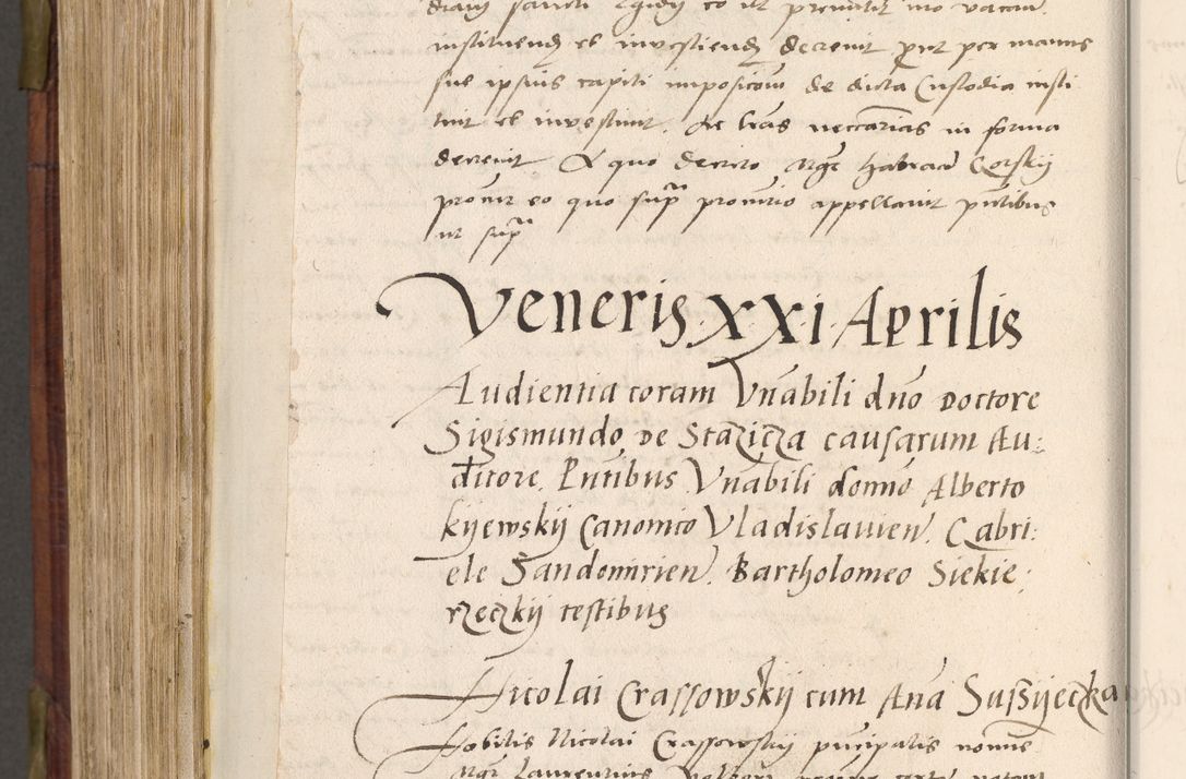 Zdjęcie nr 811 dla obiektu archiwalnego: Acta actorum coram R. D. Petro de Gamratis, nominati archiepiscopi Gnesnensis, episcopi Cracoviensis per annos 1541 et 1542 acticatorum, praesidente tunc curiase suae R. D. Bartholomaeo Gantkowski, canonico Cracoviensi, Posnaniensi cancellario, parochialis in Konopisca etc. rectore.