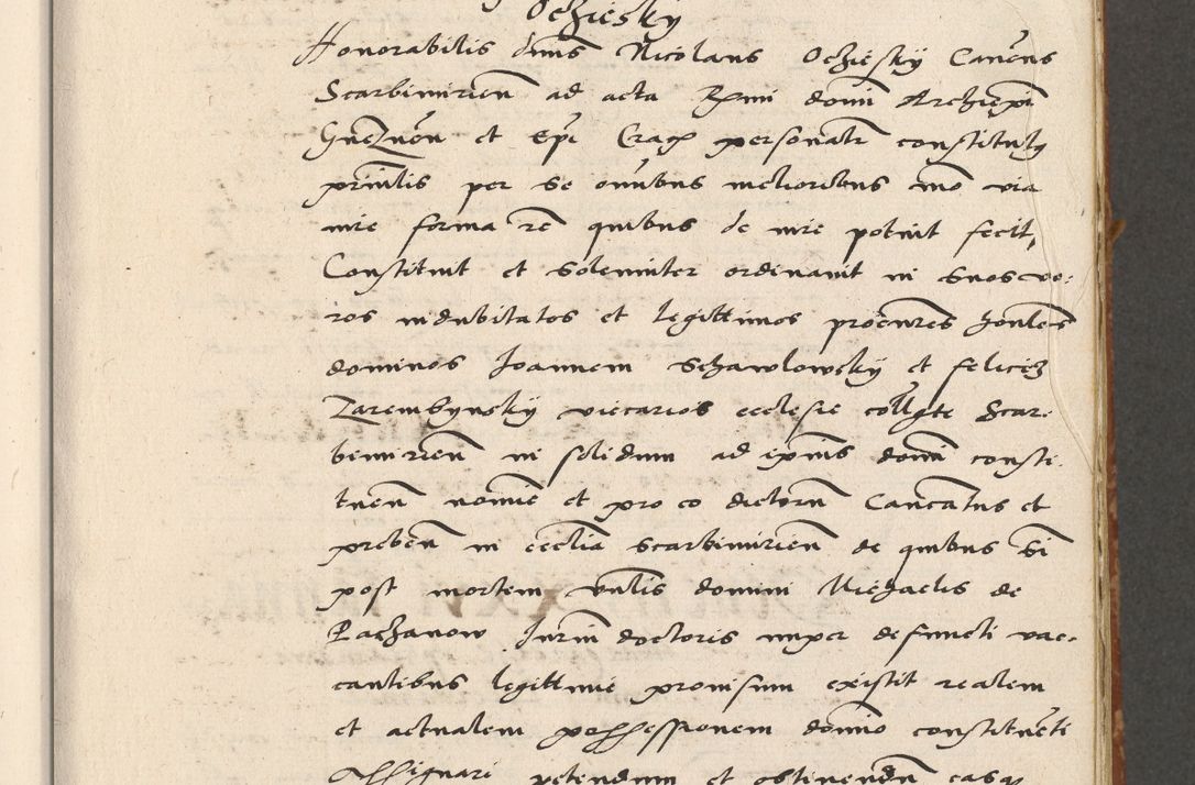 Zdjęcie nr 22 dla obiektu archiwalnego: Acta actorum coram R. D. Petro de Gamratis, archiepiscopo Gnesnensi et episcopo Cracoviensi, Legato nato ac Regni Poloniae primate ad annum 1543 - praesidente tunc Suae Rever. Paternitatis curiae cancellario R. D. Bartholomaeo Gantkowski, Posnaniensi et curiae nostrae cancellario.