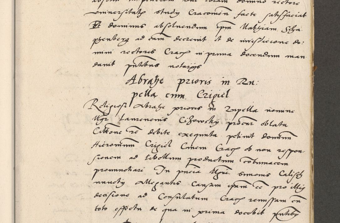 Zdjęcie nr 20 dla obiektu archiwalnego: Acta actorum coram R. D. Petro de Gamratis, archiepiscopo Gnesnensi et episcopo Cracoviensi, Legato nato ac Regni Poloniae primate ad annum 1543 - praesidente tunc Suae Rever. Paternitatis curiae cancellario R. D. Bartholomaeo Gantkowski, Posnaniensi et curiae nostrae cancellario.