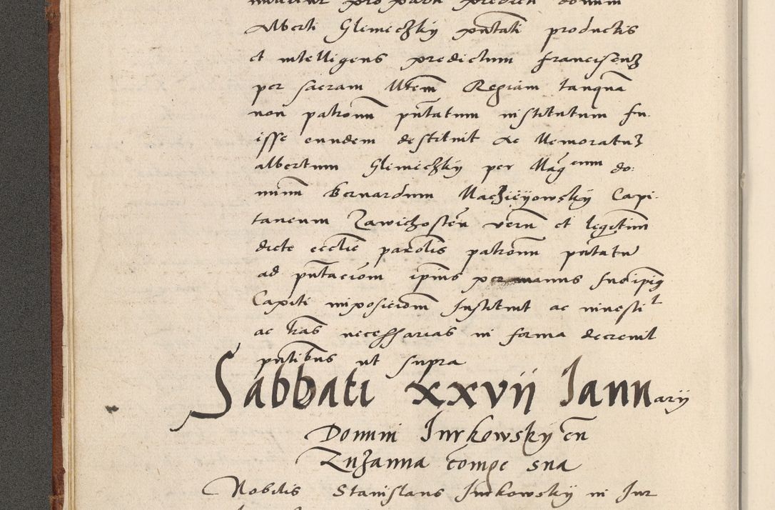 Zdjęcie nr 25 dla obiektu archiwalnego: Acta actorum coram R. D. Petro de Gamratis, archiepiscopo Gnesnensi et episcopo Cracoviensi, Legato nato ac Regni Poloniae primate ad annum 1543 - praesidente tunc Suae Rever. Paternitatis curiae cancellario R. D. Bartholomaeo Gantkowski, Posnaniensi et curiae nostrae cancellario.