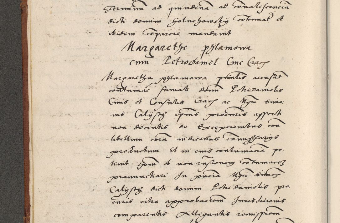 Zdjęcie nr 19 dla obiektu archiwalnego: Acta actorum coram R. D. Petro de Gamratis, archiepiscopo Gnesnensi et episcopo Cracoviensi, Legato nato ac Regni Poloniae primate ad annum 1543 - praesidente tunc Suae Rever. Paternitatis curiae cancellario R. D. Bartholomaeo Gantkowski, Posnaniensi et curiae nostrae cancellario.