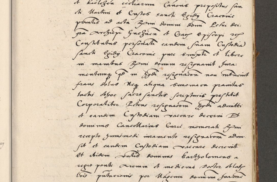 Zdjęcie nr 26 dla obiektu archiwalnego: Acta actorum coram R. D. Petro de Gamratis, archiepiscopo Gnesnensi et episcopo Cracoviensi, Legato nato ac Regni Poloniae primate ad annum 1543 - praesidente tunc Suae Rever. Paternitatis curiae cancellario R. D. Bartholomaeo Gantkowski, Posnaniensi et curiae nostrae cancellario.