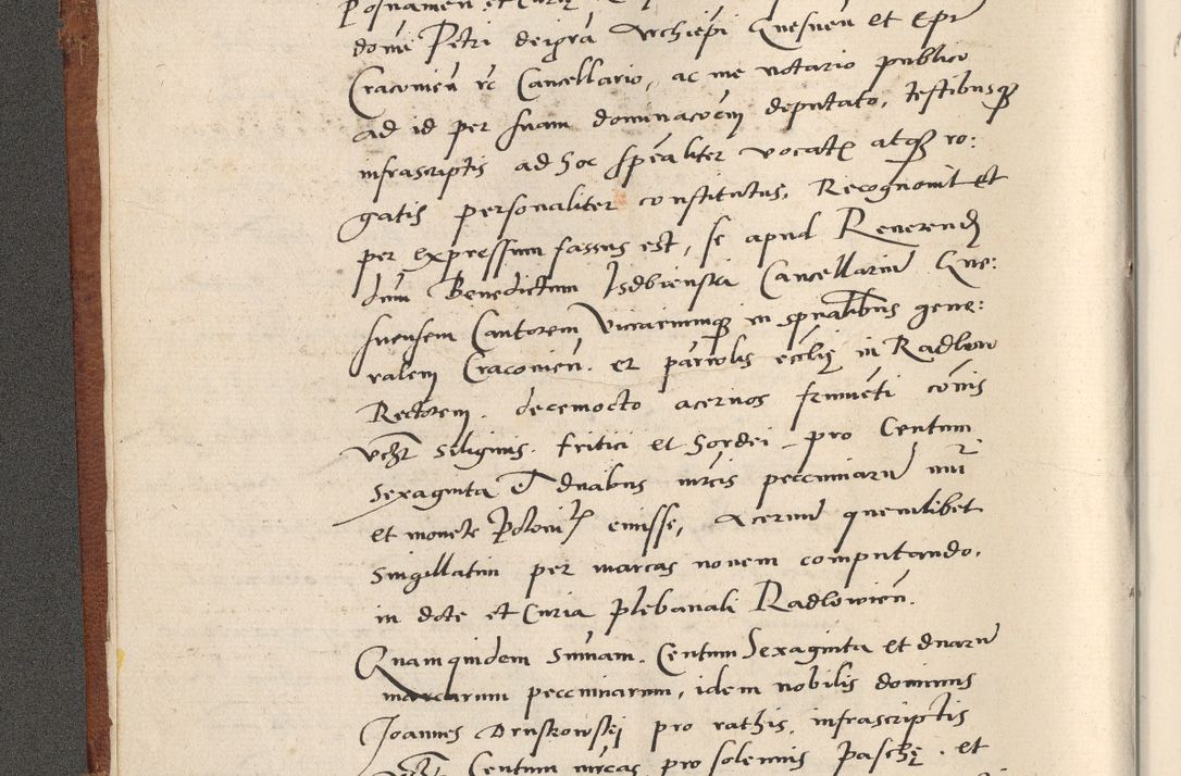 Zdjęcie nr 13 dla obiektu archiwalnego: Acta actorum coram R. D. Petro de Gamratis, archiepiscopo Gnesnensi et episcopo Cracoviensi, Legato nato ac Regni Poloniae primate ad annum 1543 - praesidente tunc Suae Rever. Paternitatis curiae cancellario R. D. Bartholomaeo Gantkowski, Posnaniensi et curiae nostrae cancellario.