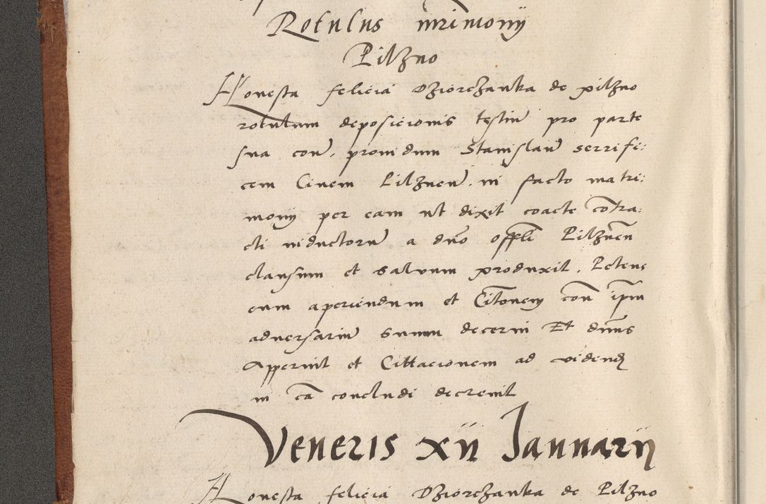 Zdjęcie nr 11 dla obiektu archiwalnego: Acta actorum coram R. D. Petro de Gamratis, archiepiscopo Gnesnensi et episcopo Cracoviensi, Legato nato ac Regni Poloniae primate ad annum 1543 - praesidente tunc Suae Rever. Paternitatis curiae cancellario R. D. Bartholomaeo Gantkowski, Posnaniensi et curiae nostrae cancellario.
