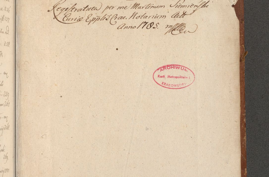 Zdjęcie nr 572 dla obiektu archiwalnego: Acta actorum coram R. D. Petro de Gamratis, archiepiscopo Gnesnensi et episcopo Cracoviensi, Legato nato ac Regni Poloniae primate ad annum 1543 - praesidente tunc Suae Rever. Paternitatis curiae cancellario R. D. Bartholomaeo Gantkowski, Posnaniensi et curiae nostrae cancellario.