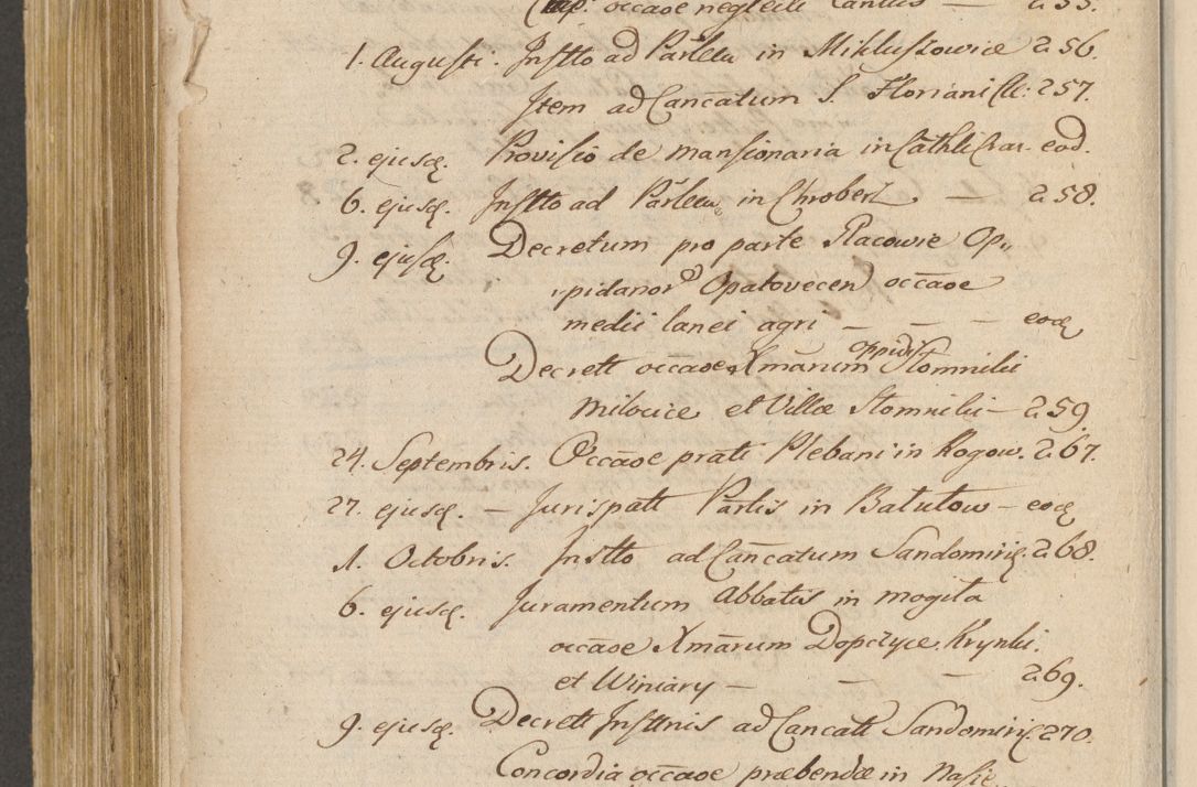 Zdjęcie nr 571 dla obiektu archiwalnego: Acta actorum coram R. D. Petro de Gamratis, archiepiscopo Gnesnensi et episcopo Cracoviensi, Legato nato ac Regni Poloniae primate ad annum 1543 - praesidente tunc Suae Rever. Paternitatis curiae cancellario R. D. Bartholomaeo Gantkowski, Posnaniensi et curiae nostrae cancellario.