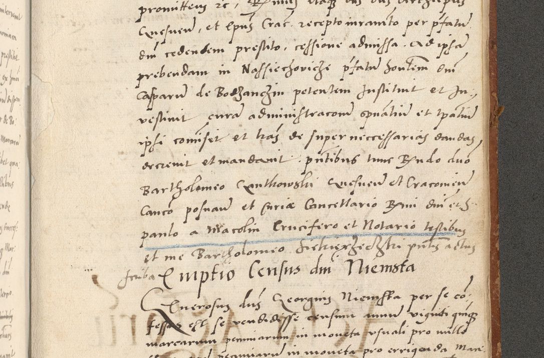 Zdjęcie nr 562 dla obiektu archiwalnego: Acta actorum coram R. D. Petro de Gamratis, archiepiscopo Gnesnensi et episcopo Cracoviensi, Legato nato ac Regni Poloniae primate ad annum 1543 - praesidente tunc Suae Rever. Paternitatis curiae cancellario R. D. Bartholomaeo Gantkowski, Posnaniensi et curiae nostrae cancellario.