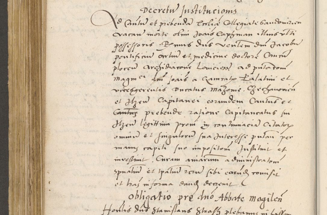 Zdjęcie nr 559 dla obiektu archiwalnego: Acta actorum coram R. D. Petro de Gamratis, archiepiscopo Gnesnensi et episcopo Cracoviensi, Legato nato ac Regni Poloniae primate ad annum 1543 - praesidente tunc Suae Rever. Paternitatis curiae cancellario R. D. Bartholomaeo Gantkowski, Posnaniensi et curiae nostrae cancellario.
