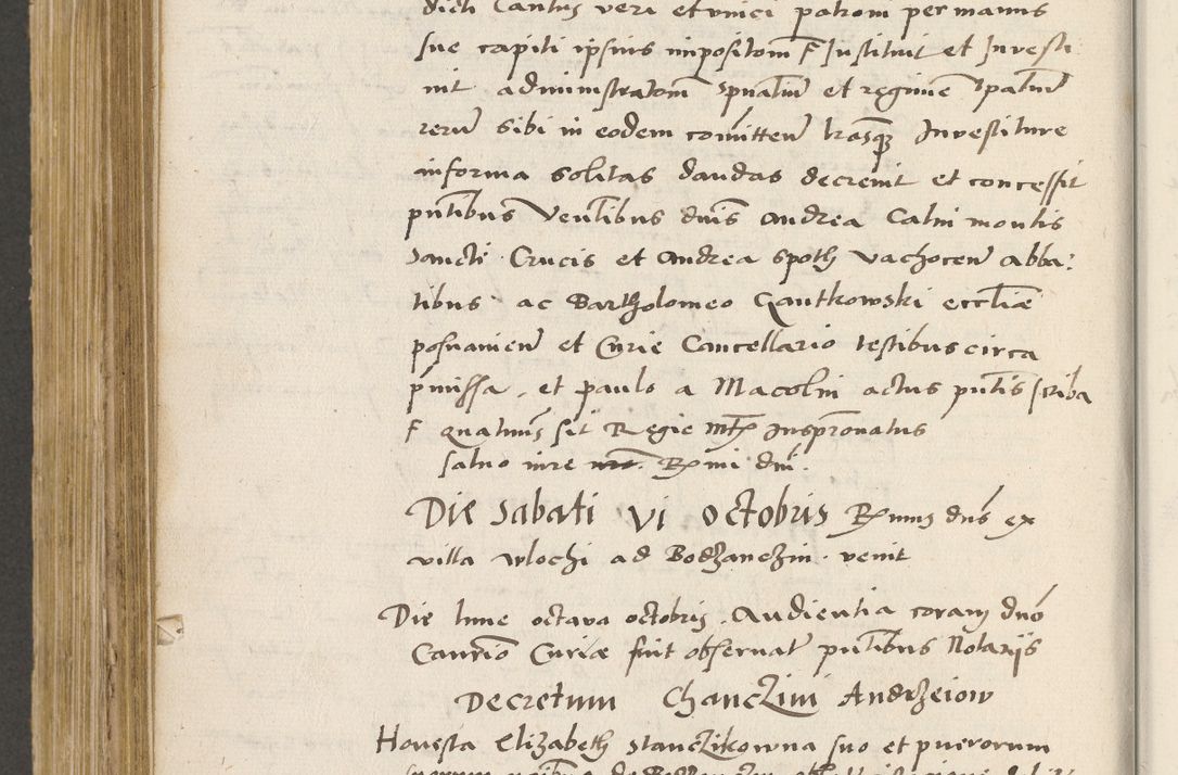 Zdjęcie nr 555 dla obiektu archiwalnego: Acta actorum coram R. D. Petro de Gamratis, archiepiscopo Gnesnensi et episcopo Cracoviensi, Legato nato ac Regni Poloniae primate ad annum 1543 - praesidente tunc Suae Rever. Paternitatis curiae cancellario R. D. Bartholomaeo Gantkowski, Posnaniensi et curiae nostrae cancellario.