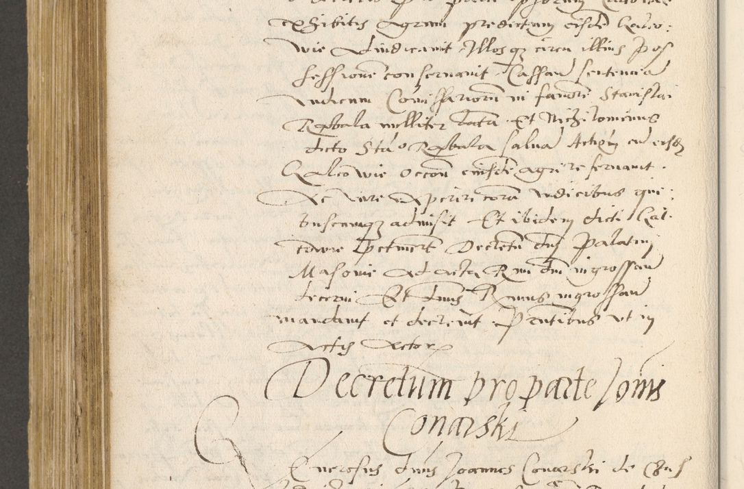 Zdjęcie nr 537 dla obiektu archiwalnego: Acta actorum coram R. D. Petro de Gamratis, archiepiscopo Gnesnensi et episcopo Cracoviensi, Legato nato ac Regni Poloniae primate ad annum 1543 - praesidente tunc Suae Rever. Paternitatis curiae cancellario R. D. Bartholomaeo Gantkowski, Posnaniensi et curiae nostrae cancellario.