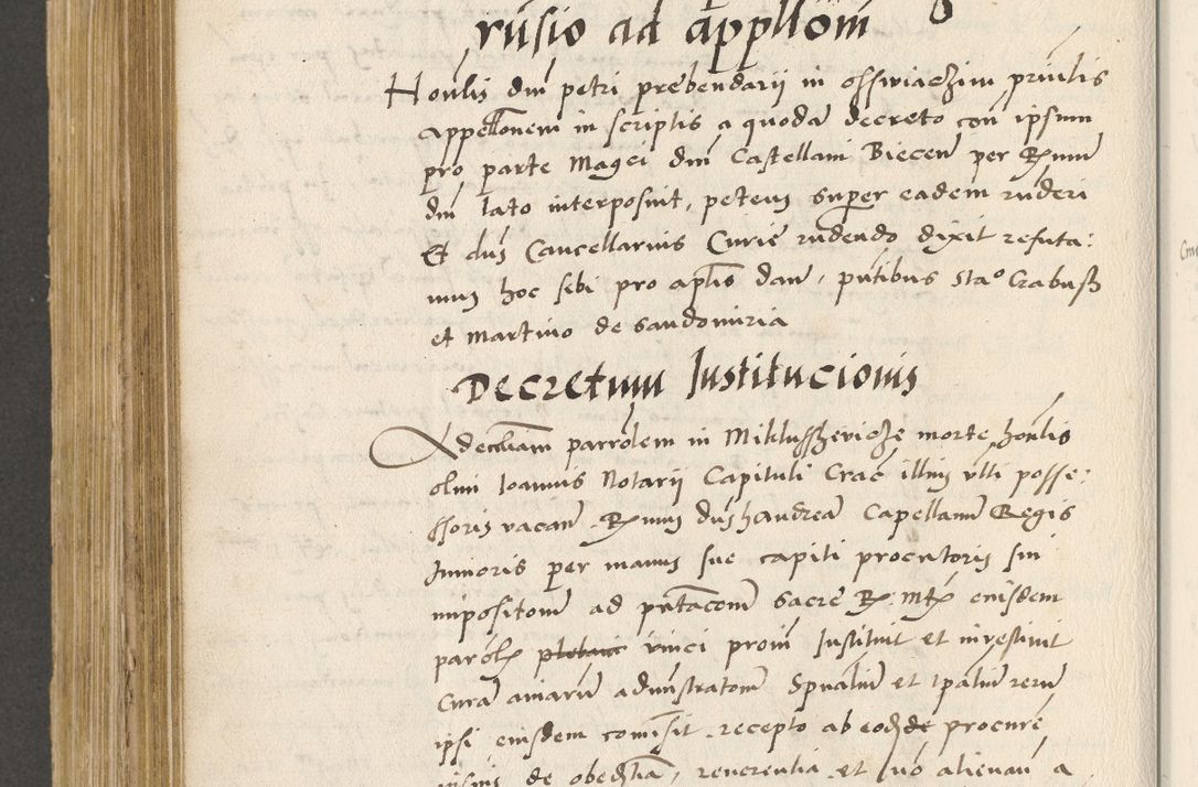Zdjęcie nr 531 dla obiektu archiwalnego: Acta actorum coram R. D. Petro de Gamratis, archiepiscopo Gnesnensi et episcopo Cracoviensi, Legato nato ac Regni Poloniae primate ad annum 1543 - praesidente tunc Suae Rever. Paternitatis curiae cancellario R. D. Bartholomaeo Gantkowski, Posnaniensi et curiae nostrae cancellario.