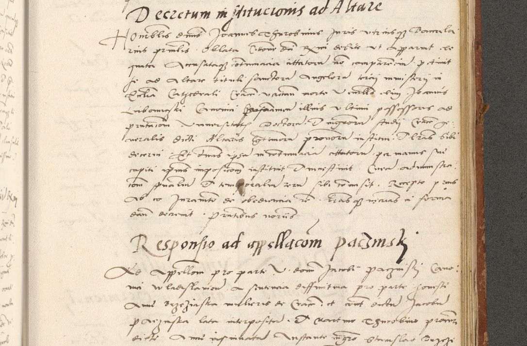 Zdjęcie nr 524 dla obiektu archiwalnego: Acta actorum coram R. D. Petro de Gamratis, archiepiscopo Gnesnensi et episcopo Cracoviensi, Legato nato ac Regni Poloniae primate ad annum 1543 - praesidente tunc Suae Rever. Paternitatis curiae cancellario R. D. Bartholomaeo Gantkowski, Posnaniensi et curiae nostrae cancellario.