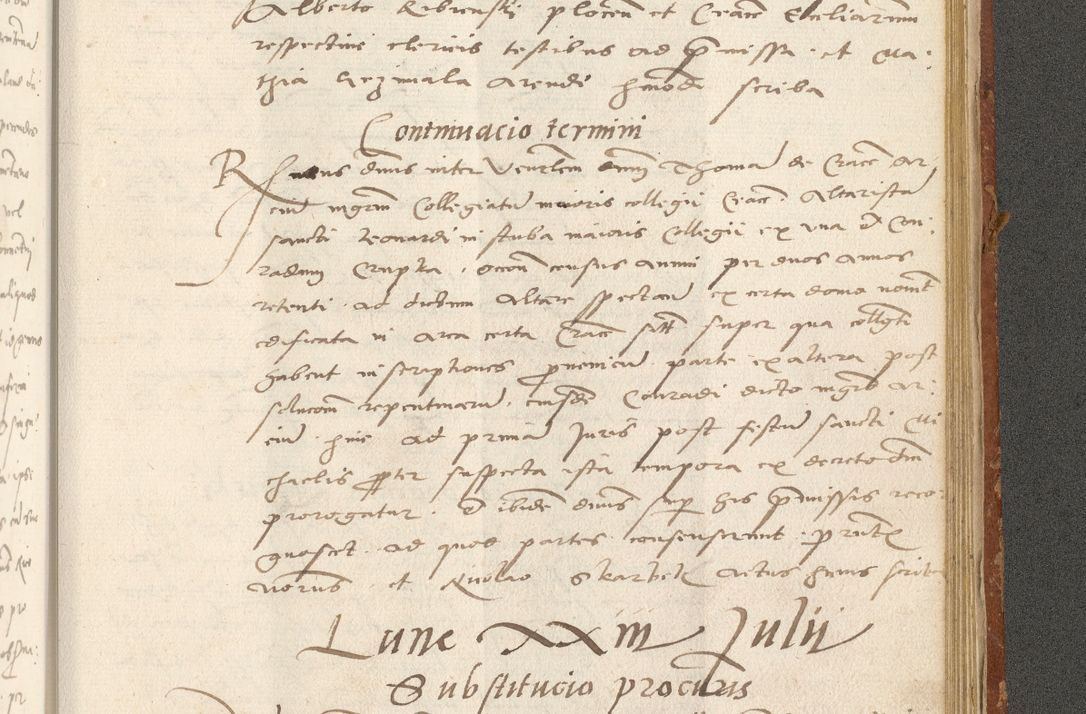 Zdjęcie nr 516 dla obiektu archiwalnego: Acta actorum coram R. D. Petro de Gamratis, archiepiscopo Gnesnensi et episcopo Cracoviensi, Legato nato ac Regni Poloniae primate ad annum 1543 - praesidente tunc Suae Rever. Paternitatis curiae cancellario R. D. Bartholomaeo Gantkowski, Posnaniensi et curiae nostrae cancellario.