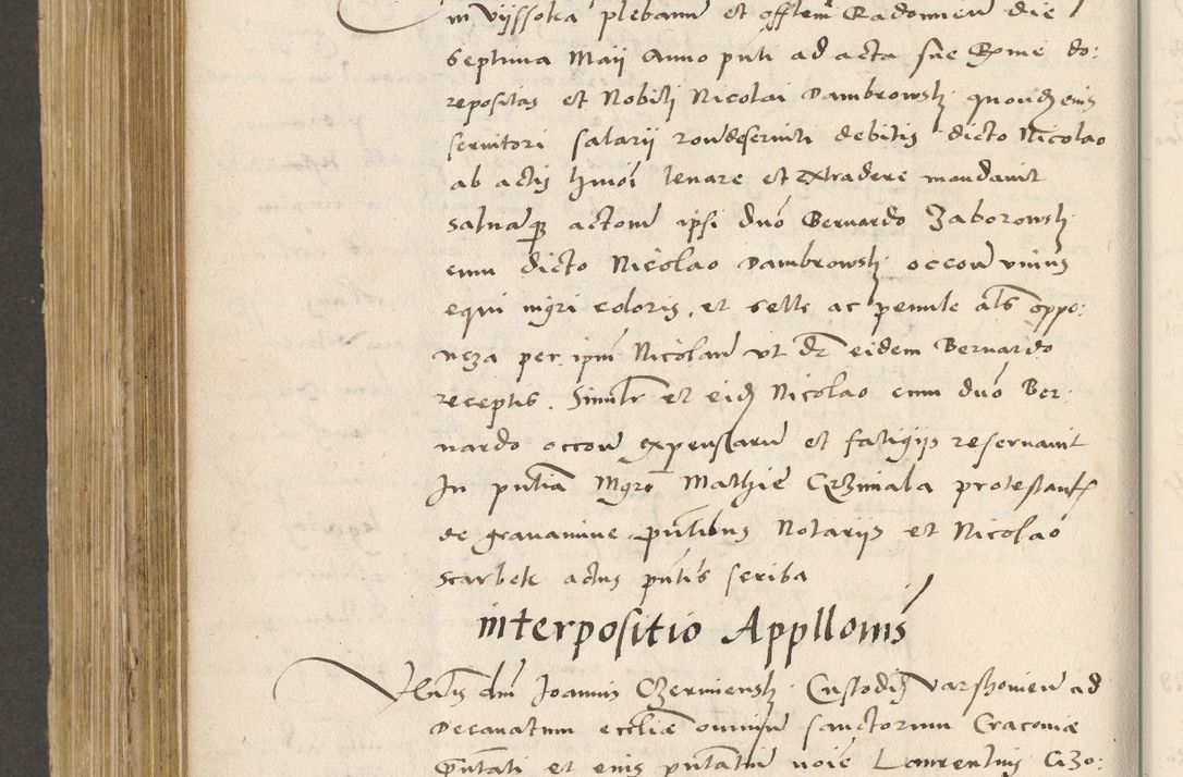 Zdjęcie nr 505 dla obiektu archiwalnego: Acta actorum coram R. D. Petro de Gamratis, archiepiscopo Gnesnensi et episcopo Cracoviensi, Legato nato ac Regni Poloniae primate ad annum 1543 - praesidente tunc Suae Rever. Paternitatis curiae cancellario R. D. Bartholomaeo Gantkowski, Posnaniensi et curiae nostrae cancellario.