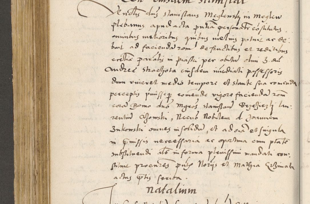 Zdjęcie nr 501 dla obiektu archiwalnego: Acta actorum coram R. D. Petro de Gamratis, archiepiscopo Gnesnensi et episcopo Cracoviensi, Legato nato ac Regni Poloniae primate ad annum 1543 - praesidente tunc Suae Rever. Paternitatis curiae cancellario R. D. Bartholomaeo Gantkowski, Posnaniensi et curiae nostrae cancellario.