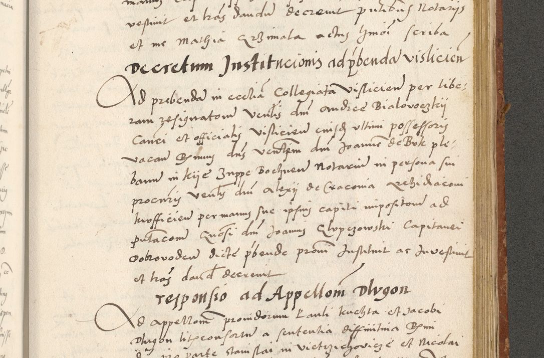 Zdjęcie nr 496 dla obiektu archiwalnego: Acta actorum coram R. D. Petro de Gamratis, archiepiscopo Gnesnensi et episcopo Cracoviensi, Legato nato ac Regni Poloniae primate ad annum 1543 - praesidente tunc Suae Rever. Paternitatis curiae cancellario R. D. Bartholomaeo Gantkowski, Posnaniensi et curiae nostrae cancellario.