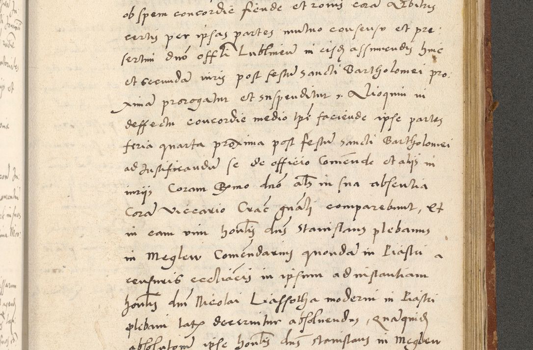 Zdjęcie nr 500 dla obiektu archiwalnego: Acta actorum coram R. D. Petro de Gamratis, archiepiscopo Gnesnensi et episcopo Cracoviensi, Legato nato ac Regni Poloniae primate ad annum 1543 - praesidente tunc Suae Rever. Paternitatis curiae cancellario R. D. Bartholomaeo Gantkowski, Posnaniensi et curiae nostrae cancellario.