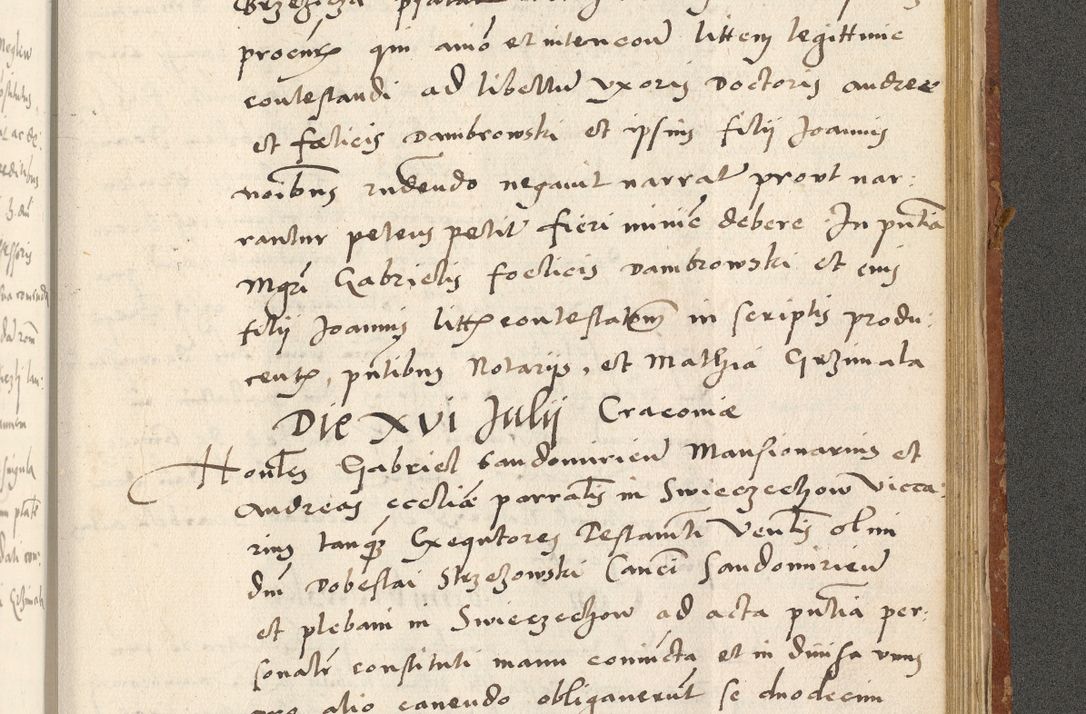 Zdjęcie nr 502 dla obiektu archiwalnego: Acta actorum coram R. D. Petro de Gamratis, archiepiscopo Gnesnensi et episcopo Cracoviensi, Legato nato ac Regni Poloniae primate ad annum 1543 - praesidente tunc Suae Rever. Paternitatis curiae cancellario R. D. Bartholomaeo Gantkowski, Posnaniensi et curiae nostrae cancellario.