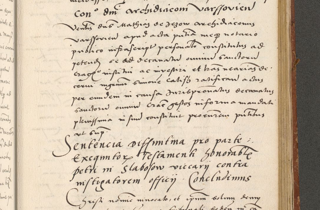 Zdjęcie nr 490 dla obiektu archiwalnego: Acta actorum coram R. D. Petro de Gamratis, archiepiscopo Gnesnensi et episcopo Cracoviensi, Legato nato ac Regni Poloniae primate ad annum 1543 - praesidente tunc Suae Rever. Paternitatis curiae cancellario R. D. Bartholomaeo Gantkowski, Posnaniensi et curiae nostrae cancellario.