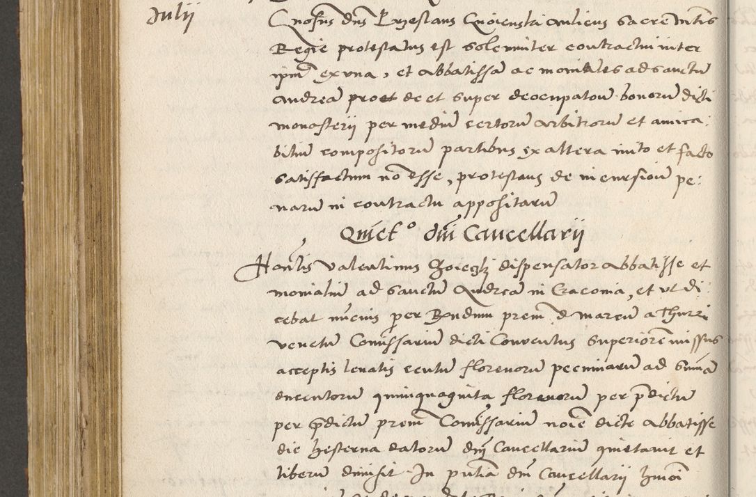 Zdjęcie nr 483 dla obiektu archiwalnego: Acta actorum coram R. D. Petro de Gamratis, archiepiscopo Gnesnensi et episcopo Cracoviensi, Legato nato ac Regni Poloniae primate ad annum 1543 - praesidente tunc Suae Rever. Paternitatis curiae cancellario R. D. Bartholomaeo Gantkowski, Posnaniensi et curiae nostrae cancellario.
