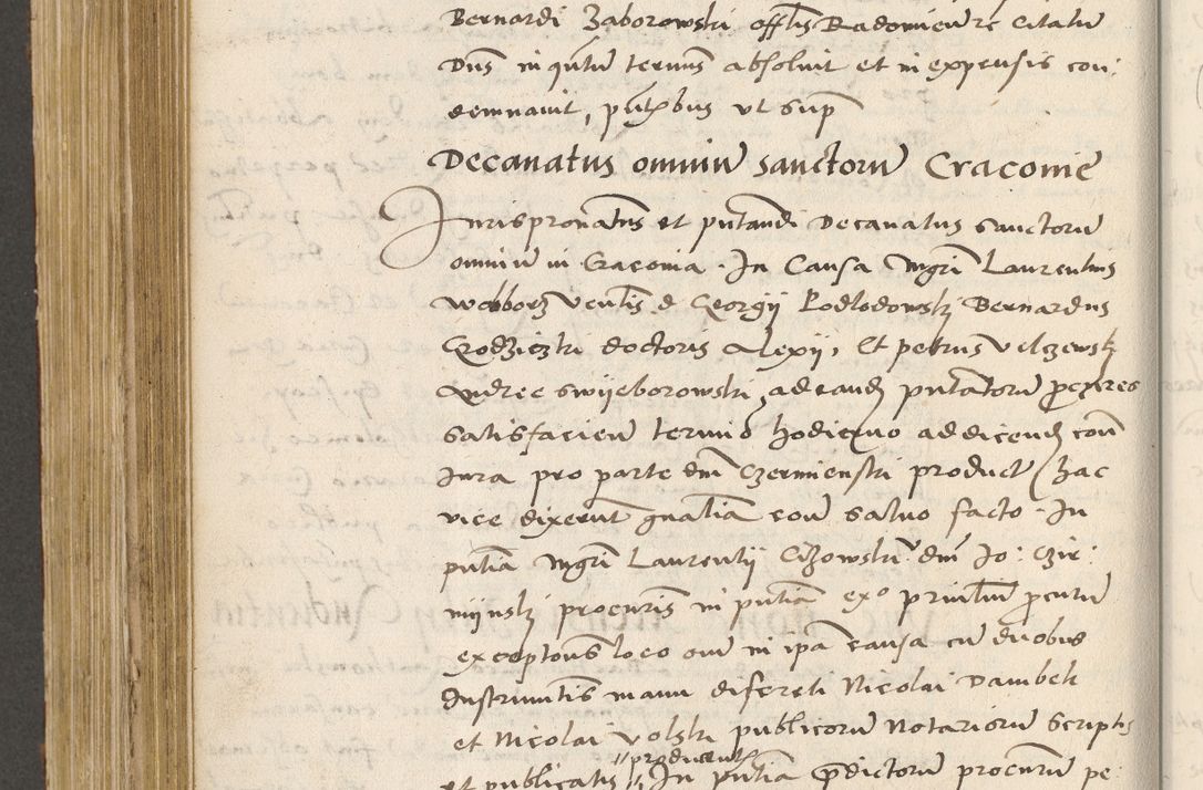 Zdjęcie nr 485 dla obiektu archiwalnego: Acta actorum coram R. D. Petro de Gamratis, archiepiscopo Gnesnensi et episcopo Cracoviensi, Legato nato ac Regni Poloniae primate ad annum 1543 - praesidente tunc Suae Rever. Paternitatis curiae cancellario R. D. Bartholomaeo Gantkowski, Posnaniensi et curiae nostrae cancellario.