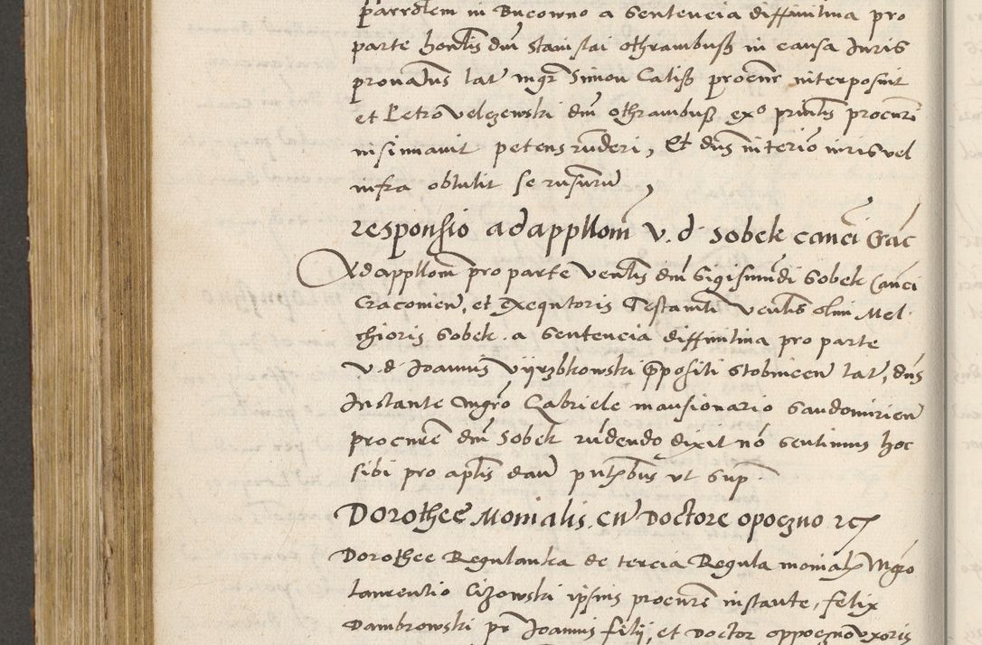 Zdjęcie nr 481 dla obiektu archiwalnego: Acta actorum coram R. D. Petro de Gamratis, archiepiscopo Gnesnensi et episcopo Cracoviensi, Legato nato ac Regni Poloniae primate ad annum 1543 - praesidente tunc Suae Rever. Paternitatis curiae cancellario R. D. Bartholomaeo Gantkowski, Posnaniensi et curiae nostrae cancellario.