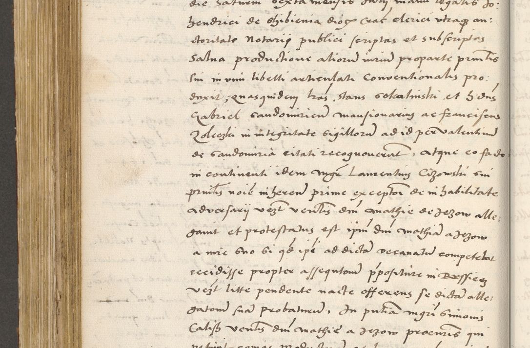 Zdjęcie nr 477 dla obiektu archiwalnego: Acta actorum coram R. D. Petro de Gamratis, archiepiscopo Gnesnensi et episcopo Cracoviensi, Legato nato ac Regni Poloniae primate ad annum 1543 - praesidente tunc Suae Rever. Paternitatis curiae cancellario R. D. Bartholomaeo Gantkowski, Posnaniensi et curiae nostrae cancellario.