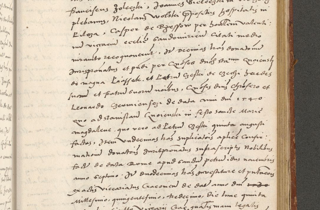 Zdjęcie nr 476 dla obiektu archiwalnego: Acta actorum coram R. D. Petro de Gamratis, archiepiscopo Gnesnensi et episcopo Cracoviensi, Legato nato ac Regni Poloniae primate ad annum 1543 - praesidente tunc Suae Rever. Paternitatis curiae cancellario R. D. Bartholomaeo Gantkowski, Posnaniensi et curiae nostrae cancellario.