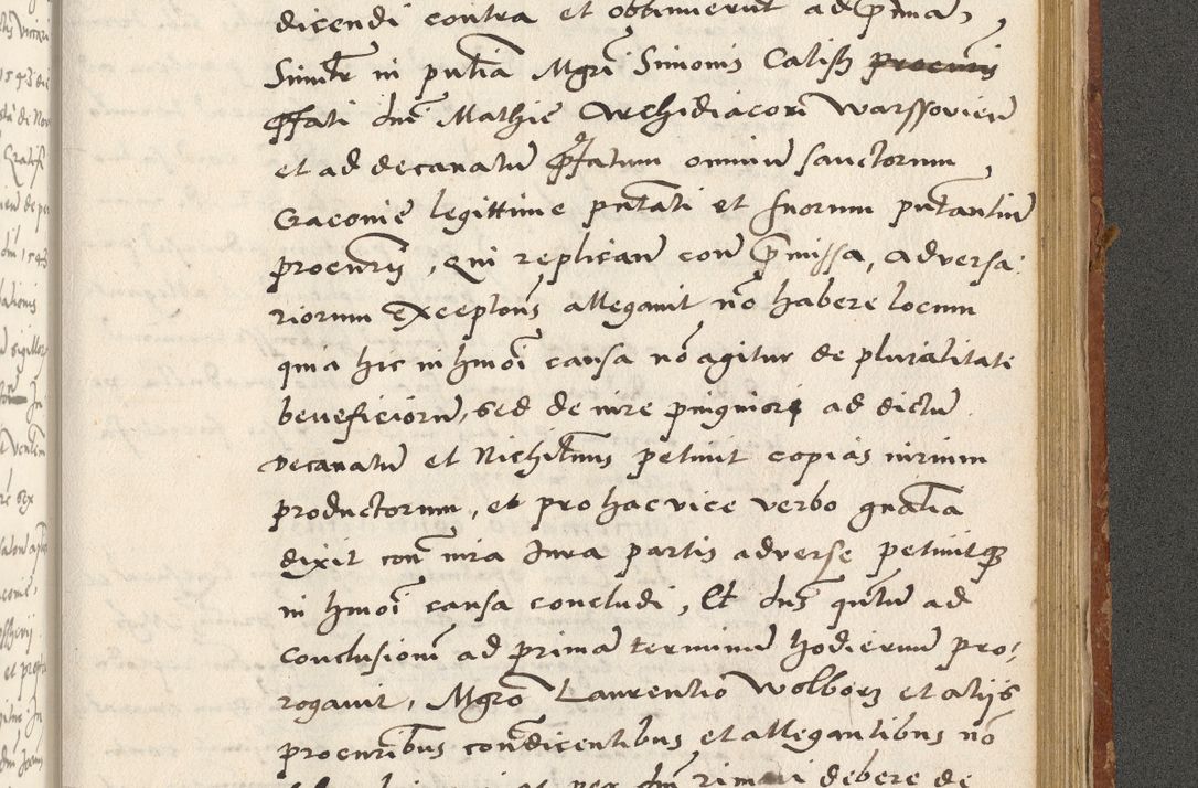 Zdjęcie nr 462 dla obiektu archiwalnego: Acta actorum coram R. D. Petro de Gamratis, archiepiscopo Gnesnensi et episcopo Cracoviensi, Legato nato ac Regni Poloniae primate ad annum 1543 - praesidente tunc Suae Rever. Paternitatis curiae cancellario R. D. Bartholomaeo Gantkowski, Posnaniensi et curiae nostrae cancellario.