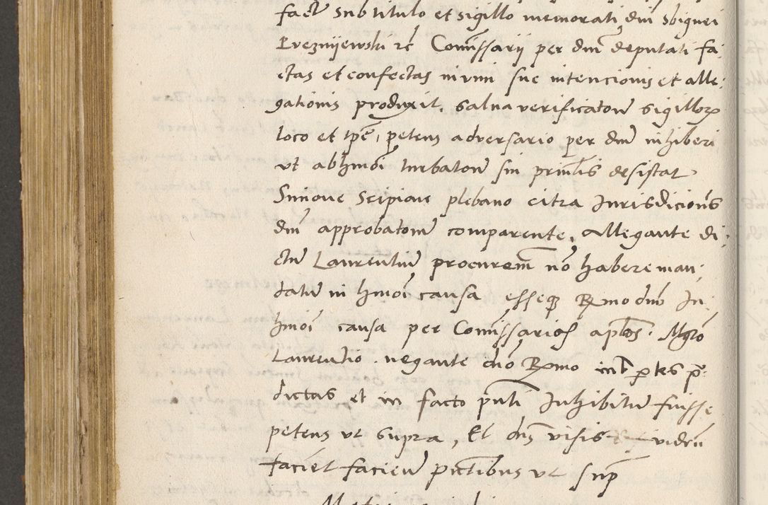 Zdjęcie nr 451 dla obiektu archiwalnego: Acta actorum coram R. D. Petro de Gamratis, archiepiscopo Gnesnensi et episcopo Cracoviensi, Legato nato ac Regni Poloniae primate ad annum 1543 - praesidente tunc Suae Rever. Paternitatis curiae cancellario R. D. Bartholomaeo Gantkowski, Posnaniensi et curiae nostrae cancellario.