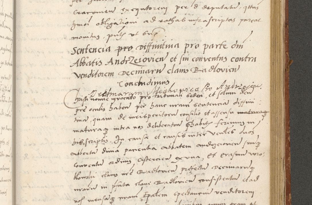 Zdjęcie nr 446 dla obiektu archiwalnego: Acta actorum coram R. D. Petro de Gamratis, archiepiscopo Gnesnensi et episcopo Cracoviensi, Legato nato ac Regni Poloniae primate ad annum 1543 - praesidente tunc Suae Rever. Paternitatis curiae cancellario R. D. Bartholomaeo Gantkowski, Posnaniensi et curiae nostrae cancellario.
