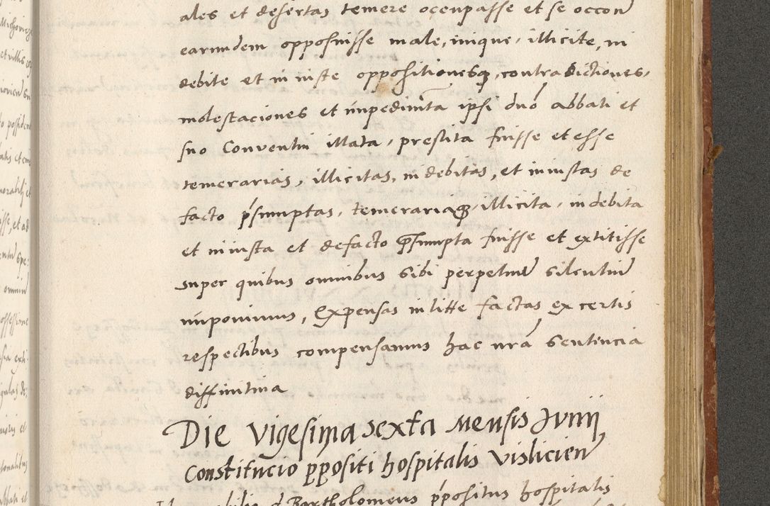 Zdjęcie nr 448 dla obiektu archiwalnego: Acta actorum coram R. D. Petro de Gamratis, archiepiscopo Gnesnensi et episcopo Cracoviensi, Legato nato ac Regni Poloniae primate ad annum 1543 - praesidente tunc Suae Rever. Paternitatis curiae cancellario R. D. Bartholomaeo Gantkowski, Posnaniensi et curiae nostrae cancellario.