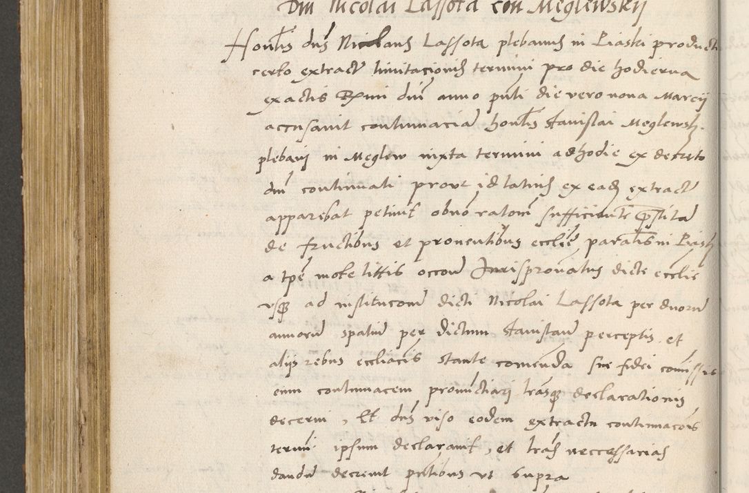 Zdjęcie nr 445 dla obiektu archiwalnego: Acta actorum coram R. D. Petro de Gamratis, archiepiscopo Gnesnensi et episcopo Cracoviensi, Legato nato ac Regni Poloniae primate ad annum 1543 - praesidente tunc Suae Rever. Paternitatis curiae cancellario R. D. Bartholomaeo Gantkowski, Posnaniensi et curiae nostrae cancellario.