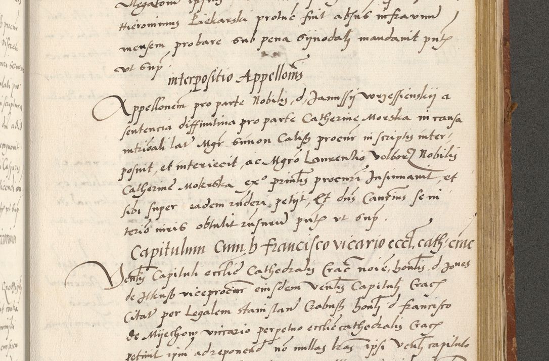 Zdjęcie nr 438 dla obiektu archiwalnego: Acta actorum coram R. D. Petro de Gamratis, archiepiscopo Gnesnensi et episcopo Cracoviensi, Legato nato ac Regni Poloniae primate ad annum 1543 - praesidente tunc Suae Rever. Paternitatis curiae cancellario R. D. Bartholomaeo Gantkowski, Posnaniensi et curiae nostrae cancellario.