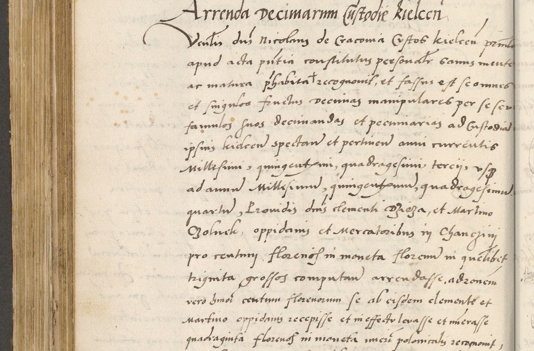 Zdjęcie nr 435 dla obiektu archiwalnego: Acta actorum coram R. D. Petro de Gamratis, archiepiscopo Gnesnensi et episcopo Cracoviensi, Legato nato ac Regni Poloniae primate ad annum 1543 - praesidente tunc Suae Rever. Paternitatis curiae cancellario R. D. Bartholomaeo Gantkowski, Posnaniensi et curiae nostrae cancellario.