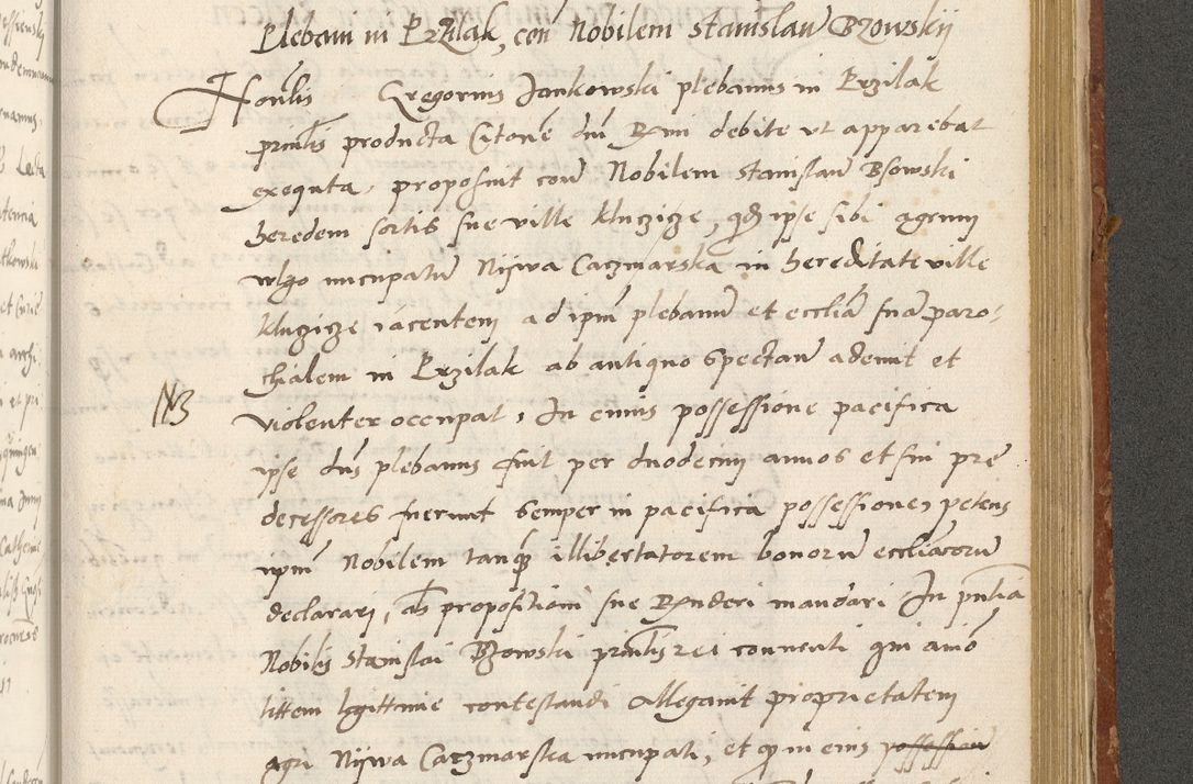 Zdjęcie nr 434 dla obiektu archiwalnego: Acta actorum coram R. D. Petro de Gamratis, archiepiscopo Gnesnensi et episcopo Cracoviensi, Legato nato ac Regni Poloniae primate ad annum 1543 - praesidente tunc Suae Rever. Paternitatis curiae cancellario R. D. Bartholomaeo Gantkowski, Posnaniensi et curiae nostrae cancellario.