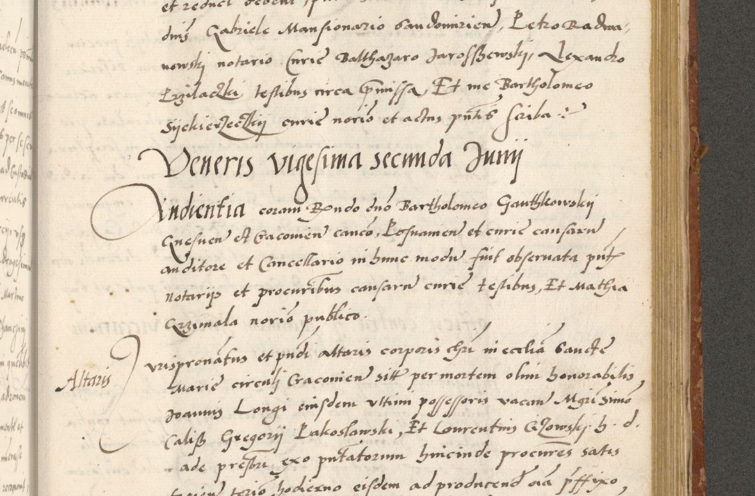 Zdjęcie nr 436 dla obiektu archiwalnego: Acta actorum coram R. D. Petro de Gamratis, archiepiscopo Gnesnensi et episcopo Cracoviensi, Legato nato ac Regni Poloniae primate ad annum 1543 - praesidente tunc Suae Rever. Paternitatis curiae cancellario R. D. Bartholomaeo Gantkowski, Posnaniensi et curiae nostrae cancellario.