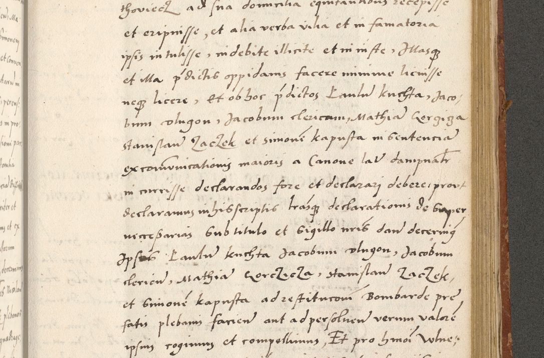Zdjęcie nr 430 dla obiektu archiwalnego: Acta actorum coram R. D. Petro de Gamratis, archiepiscopo Gnesnensi et episcopo Cracoviensi, Legato nato ac Regni Poloniae primate ad annum 1543 - praesidente tunc Suae Rever. Paternitatis curiae cancellario R. D. Bartholomaeo Gantkowski, Posnaniensi et curiae nostrae cancellario.