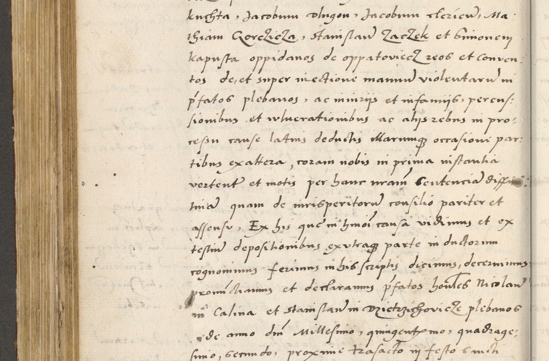 Zdjęcie nr 429 dla obiektu archiwalnego: Acta actorum coram R. D. Petro de Gamratis, archiepiscopo Gnesnensi et episcopo Cracoviensi, Legato nato ac Regni Poloniae primate ad annum 1543 - praesidente tunc Suae Rever. Paternitatis curiae cancellario R. D. Bartholomaeo Gantkowski, Posnaniensi et curiae nostrae cancellario.