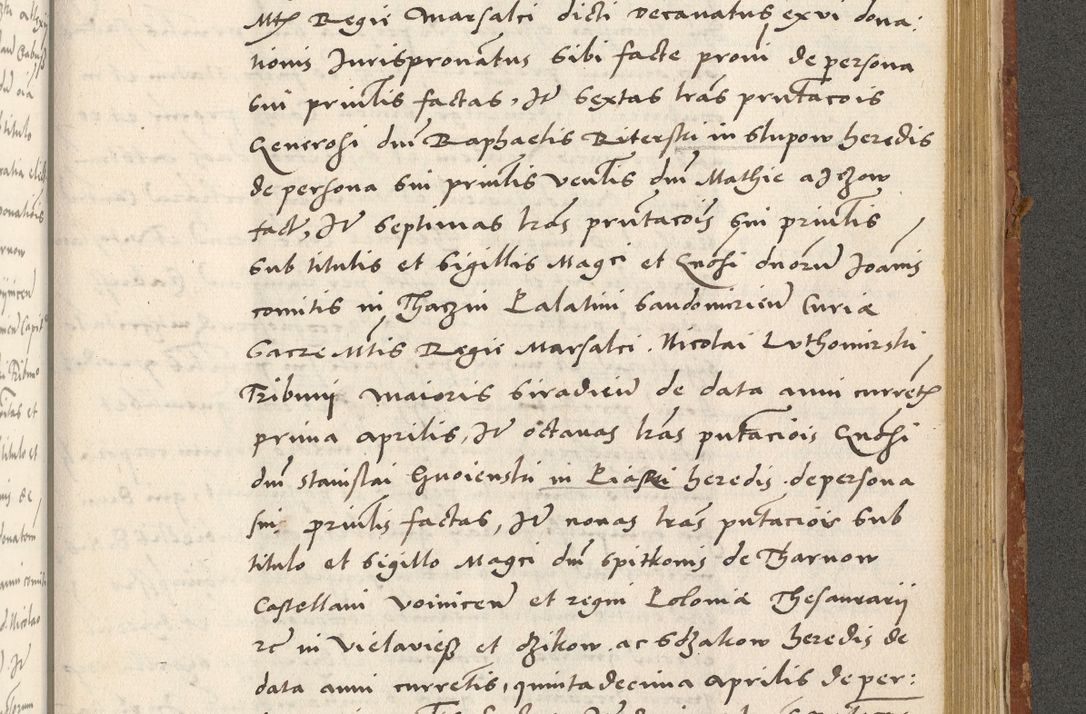 Zdjęcie nr 426 dla obiektu archiwalnego: Acta actorum coram R. D. Petro de Gamratis, archiepiscopo Gnesnensi et episcopo Cracoviensi, Legato nato ac Regni Poloniae primate ad annum 1543 - praesidente tunc Suae Rever. Paternitatis curiae cancellario R. D. Bartholomaeo Gantkowski, Posnaniensi et curiae nostrae cancellario.