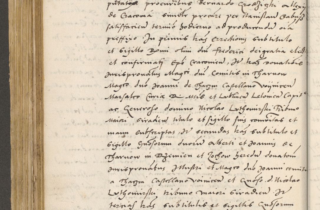 Zdjęcie nr 425 dla obiektu archiwalnego: Acta actorum coram R. D. Petro de Gamratis, archiepiscopo Gnesnensi et episcopo Cracoviensi, Legato nato ac Regni Poloniae primate ad annum 1543 - praesidente tunc Suae Rever. Paternitatis curiae cancellario R. D. Bartholomaeo Gantkowski, Posnaniensi et curiae nostrae cancellario.