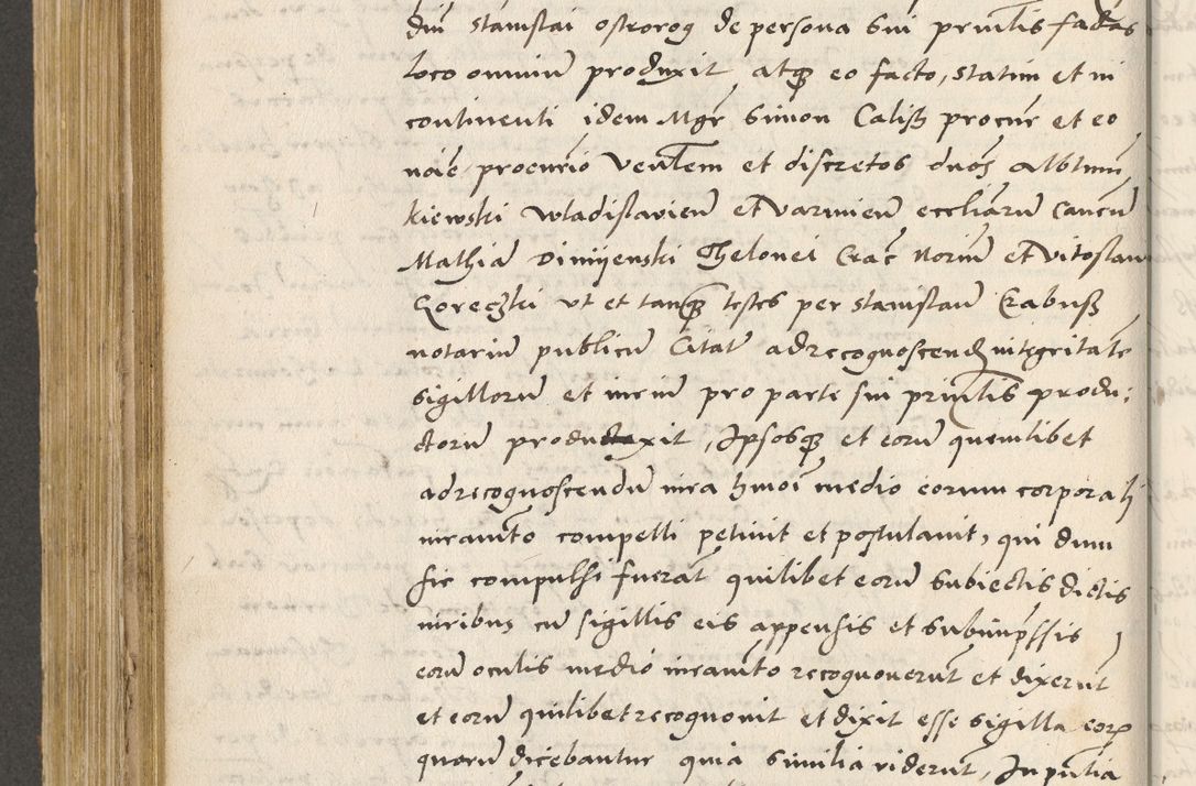 Zdjęcie nr 427 dla obiektu archiwalnego: Acta actorum coram R. D. Petro de Gamratis, archiepiscopo Gnesnensi et episcopo Cracoviensi, Legato nato ac Regni Poloniae primate ad annum 1543 - praesidente tunc Suae Rever. Paternitatis curiae cancellario R. D. Bartholomaeo Gantkowski, Posnaniensi et curiae nostrae cancellario.