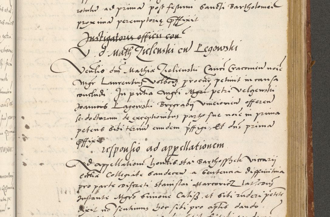 Zdjęcie nr 422 dla obiektu archiwalnego: Acta actorum coram R. D. Petro de Gamratis, archiepiscopo Gnesnensi et episcopo Cracoviensi, Legato nato ac Regni Poloniae primate ad annum 1543 - praesidente tunc Suae Rever. Paternitatis curiae cancellario R. D. Bartholomaeo Gantkowski, Posnaniensi et curiae nostrae cancellario.